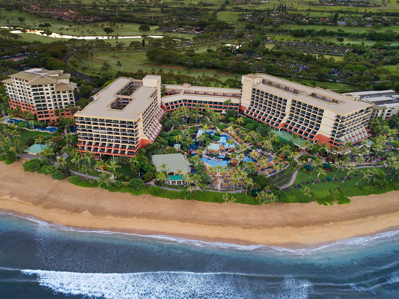 Image of Marriott's Maui Ocean Club in Lāhainā, Maui.
